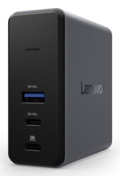 Lenovo Lenovo X9 Polnilna GaN Dock USB 3.2 Type-C 60W - Siva