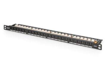 Digitus Digitus Patch Panel CAT 6, Razred E, High Density, 19", 24 portov, neoklopljen