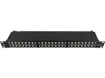 Patch AAE Patch Panel STP Alantec 48 portov, Cat. 5e, 19"/1U