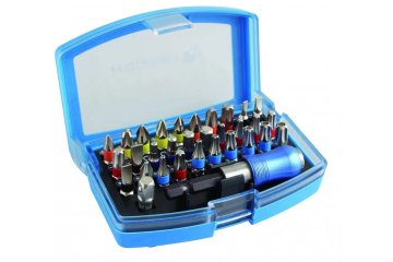 Hoegert Set bitov križni/ravni/torx 32-delni. S2 jeklo