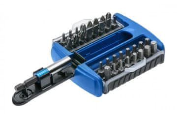 Hoegert Set bitov križni/ravni/torx/imbus 33-delni. S2. s SLIM magnetnim ročajem