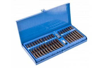 Hoegert Set bit nastavkov z držalom 3/8" 1/2". 40-delni. S2 jeklo