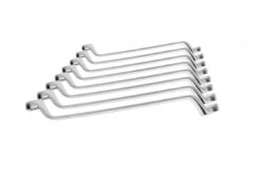 Hoegert Set obročnih ključev 6-22 mm. 8-delni. CrV. DIN 838