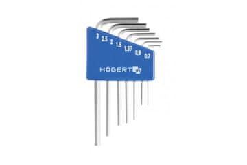 Hoegert Set preciznih imbus ključev 0.71-3 mm. 7-delni