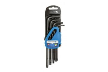 Hoegert Set torx ključev dolgih 9-delni S2 T10-T50