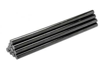Hoegert Lepilne palčke 250 mm. 11.2 mm. črne. 12 kosov