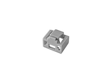 slomart ALANTEC RJ45 vtičnica blokada, siva (24 kos + ključ)
