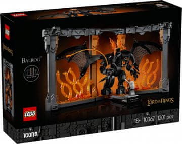 Icons LEGO Icons Władca Pierścieni: Book Nook z Balrogiem (10367)