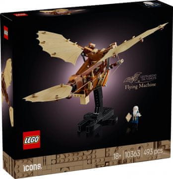 slomart LEGO Icons 10363 Leonardov leteči stroj