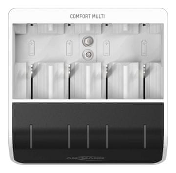 Ansmann Ansmann Comfort Multi Polnilnik baterij - Črn/Bel