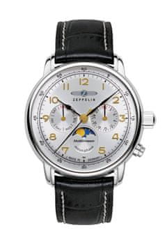Zeppelin ZEP Zeppelin Mediterranee 96361 moška ura, 42mm, srebrn/modr
