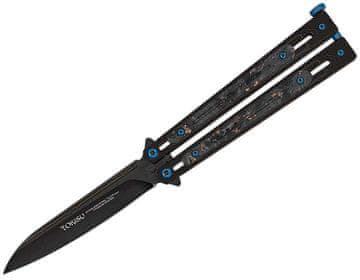 TOKISU NON Tokisu 02259 Balisong nož, svetel črn