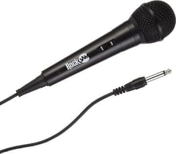 slomart RockJam žični dinamični karaoke mikrofon, 3m kabel