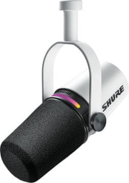 Shure Shure MV7+ dinamični podcast mikrofon, USB-C & XLR, bel