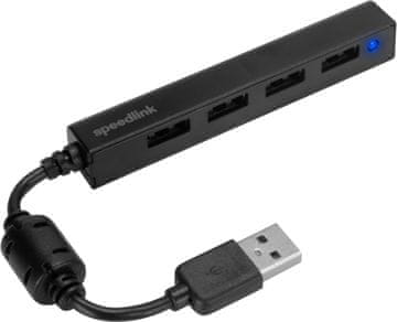 Speedlink Speedlink SNAPPY Slim USB 2.0 Hub, 4-portni