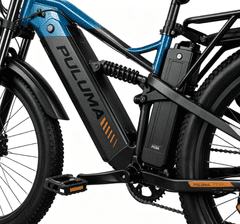 UNBRANDED PULUMA PE86 električno gorsko kolo 26", 500 W, baterija 48 V 20 Ah, do 40 km/h, hidravlične zavore in polno vzmetenje