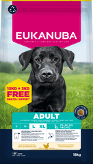 Adult Large Breed suha pasja hrana, 15+3 kg GRATIS