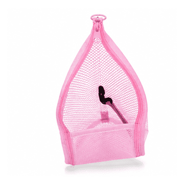 HOME & MARKER® Potovalna toaletna torbica organizator, 4 predelki, z zadrgo in obešalno zanko, EVA, 22 × 13 × 13 cm | TRAVKIT