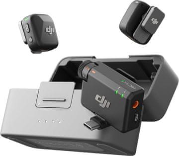 DJI DJI Mic Mini (2 oddajnika + 1 sprejemnik + polnilna torbica) - ultra lahek avdio