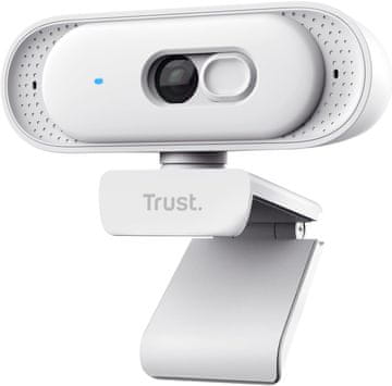 Trust Trust Ovala 2K QHD spletna kamera z mikrofonom, bela