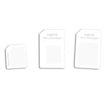 LogiLink 3-paket adapterjev za kartico SIM