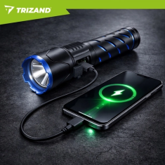 Trizand Zoom LED ročna polnilna svetilka, 800 lm, 5000 mAh (00026950)
