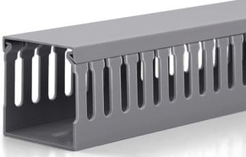 slomart ZhiYo 1.8m PVC kabelski kanal za serverske omare, 5.1x5.1cm, komplet