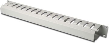 Digitus DIGITUS Kabelmanagement kletka 1HE 19" - siva