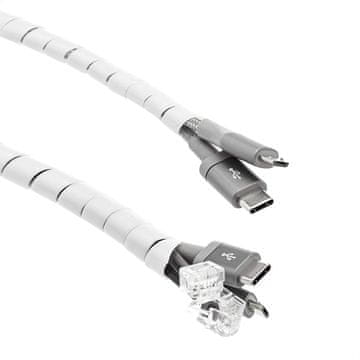 Amazon Amazon Basics Kabel Kanal - 10 m, bel, zaščita kablov pred živalmi