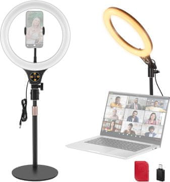 Neewer NEEWER 10.5" LED Ring luč z USB in držalom za telefon