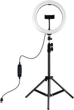 LIFE APP Life 10" LED Ring Light za selfije z mobilnim stativom