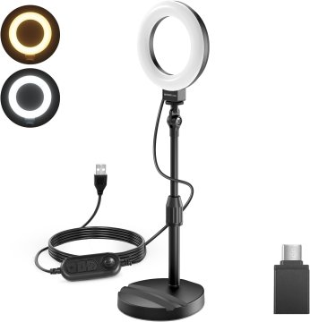 Neewer NEEWER Basics BR60 5" LED namizni Ringlight s stojalom