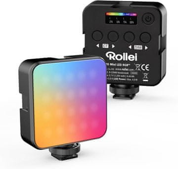 slomart Rollei Lumis Mini RGB LED video luč s 360 barvami