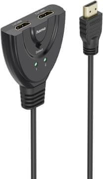 Hama Hama HDMI preklopnik 4k, 2:1 - 2 napravi na 1 monitor
