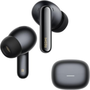 slomart XIAOMI Redmi Buds 8 Pro slušalke, črne, z aktivnim odpravljanjem šumov (ANC)