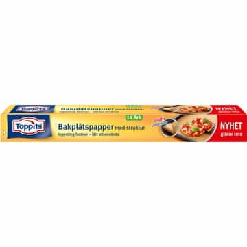 Toppits Papir za peko Nedrseč 14 Listov 20DFP