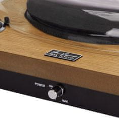 AIWA AIWA GBTUR-200WD Hi-Fi gramofon, USB/SD, imitacija lesa