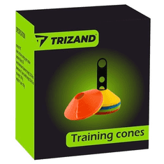 Trizand trening/komplet vadbeni stožci s stojalom in torbo, 50 kosov (00023422)