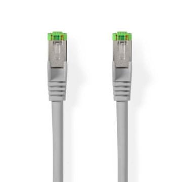 Nedis Omrežni kabel Cat 8.1 | S/FTP | RJ45 Moški | RJ45 Moški | 20,0 m | Okrogla | LSZH | Siva | Oznaka