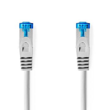 Nedis Omrežni kabel CAT6a | S/FTP | RJ45 Moški | RJ45 Moški | 1,00 m | Brez oprijema | Okrogla | LSZH | Siva | Oznaka