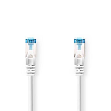 Nedis Omrežni kabel CAT6a | S/FTP | RJ45 Moški | RJ45 Moški | 15,0 m | Brez oprijema | Okrogla | LSZH | Siva | Oznaka