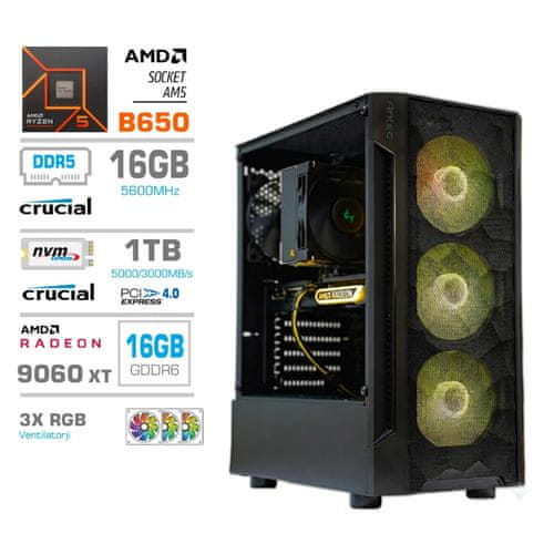 Zmogljiva AMD platforma za gaming in večopravilnost