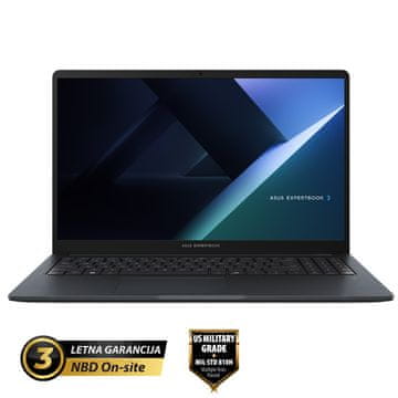 ASUS ExpertBook B1 15,6" (39,62cm) FHD Intel Core 7 240H 16GB 1TB prenosni računalnik B1503CVA-WB150U4D0N