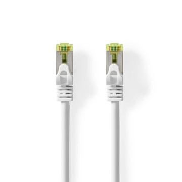 Nedis Omrežni kabel CAT7 | S/FTP | RJ45 Moški | RJ45 Moški | 0,50 m | Brez oprijema | Okrogla | LSZH | Bela | Oznaka