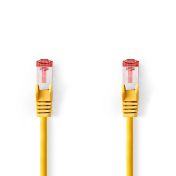 Nedis Omrežni kabel CAT6 | RJ45 Moški | RJ45 Moški | S/FTP | 15,0 m | Okrogla | LSZH | Siva | Oznaka