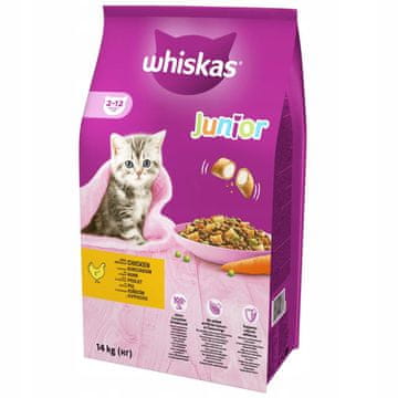Whiskas Junior s piščancem 14 kg
