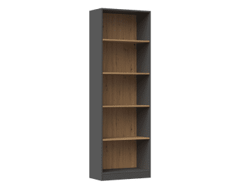 Topeshop Knjižna omara Onyx R60 ANTRACIT ARTISAN