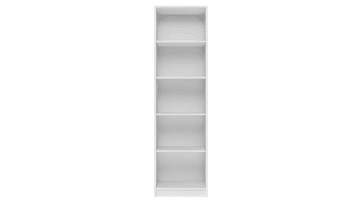 Topeshop Knjižna omara Onyx R50 BELA
