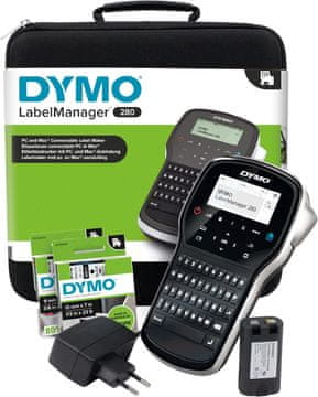 Dymo DYMO LabelManager 280 akumulatorski etiketirni stroj s kovčkom, QWERTZ