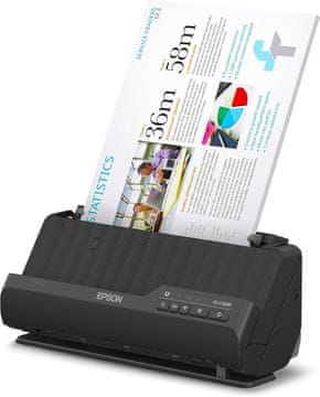 Epson Epson Wi-Fi Scanner ES-C320W - Kompakten A4 poslovni skener (Nizka poraba, Duplex)